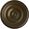 Ekena Millwork Traditional Reece Ceiling Medallion (Fits Canopies up to 5 7/8"), 24 3/8"OD x 1 1/8"P, Brass CM24REBRS - alternate 1